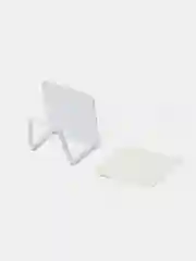 Белый держатель для губки металлический