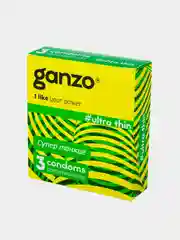 Презервативы Ультратонкие GANZO Ultra thin, 3 штуки