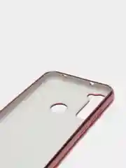 Фуксия чехол Xiaomi Redmi Note 8T цветной, силиконовый, с глянцевой рамкой (Редми Нот 8Т)