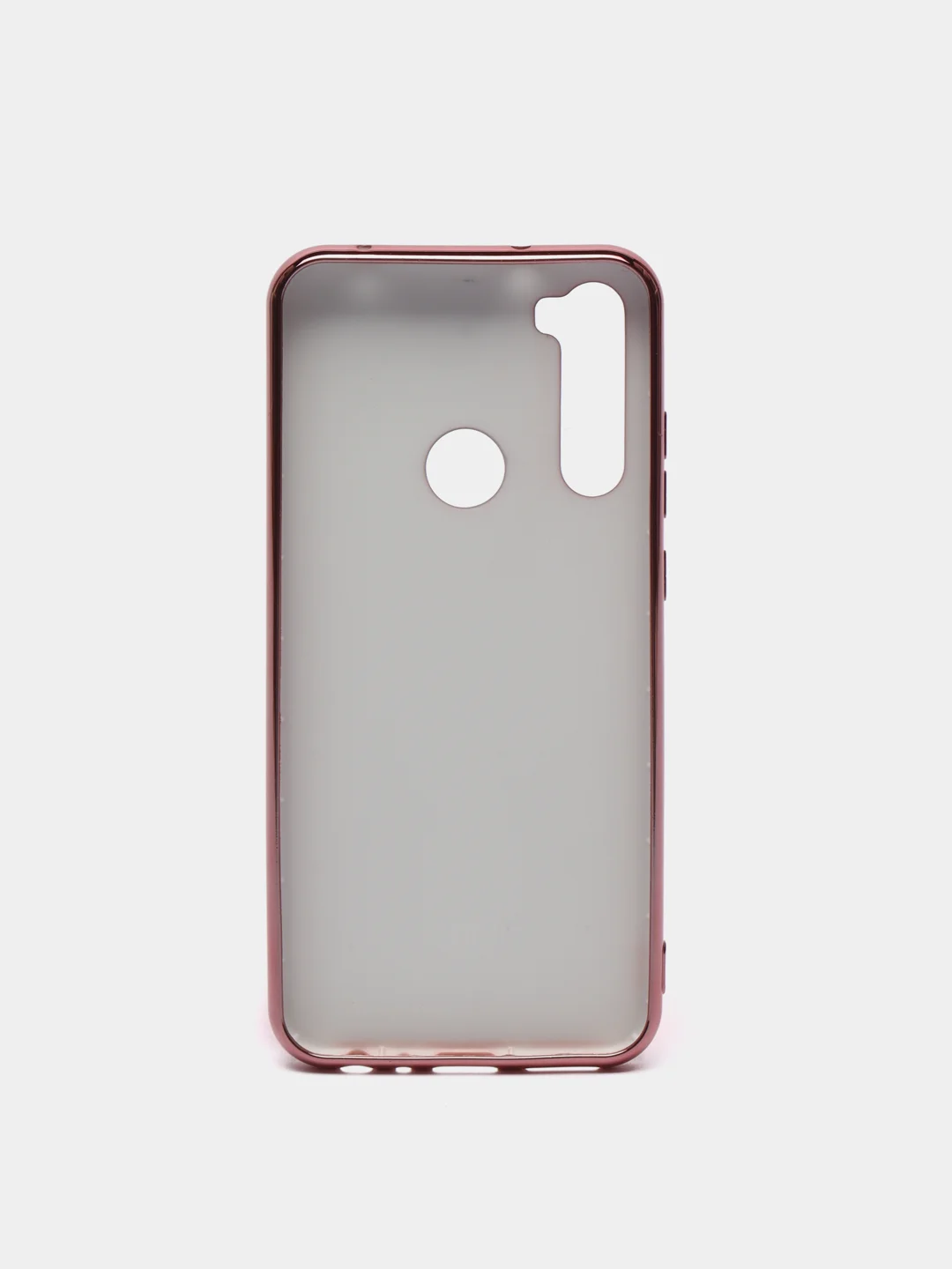 Фуксия чехол Xiaomi Redmi Note 8T цветной, силиконовый, с глянцевой рамкой (Редми Нот 8Т)