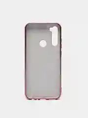 Фуксия чехол Xiaomi Redmi Note 8T цветной, силиконовый, с глянцевой рамкой (Редми Нот 8Т)