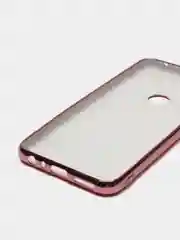 Фуксия чехол Xiaomi Redmi Note 8T цветной, силиконовый, с глянцевой рамкой (Редми Нот 8Т)