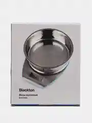 Серый металлик электронные кухонные весы Blackton Bt KS1005, цифровые с LCD-дисплеем