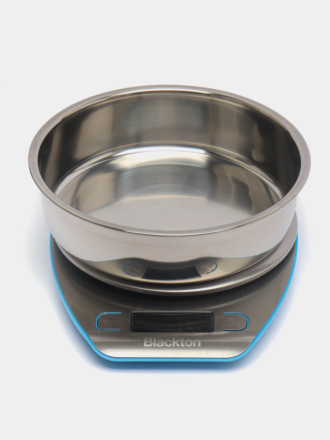 Серый металлик электронные кухонные весы Blackton Bt KS1005, цифровые с LCD-дисплеем