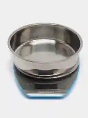 Серый металлик электронные кухонные весы Blackton Bt KS1005, цифровые с LCD-дисплеем