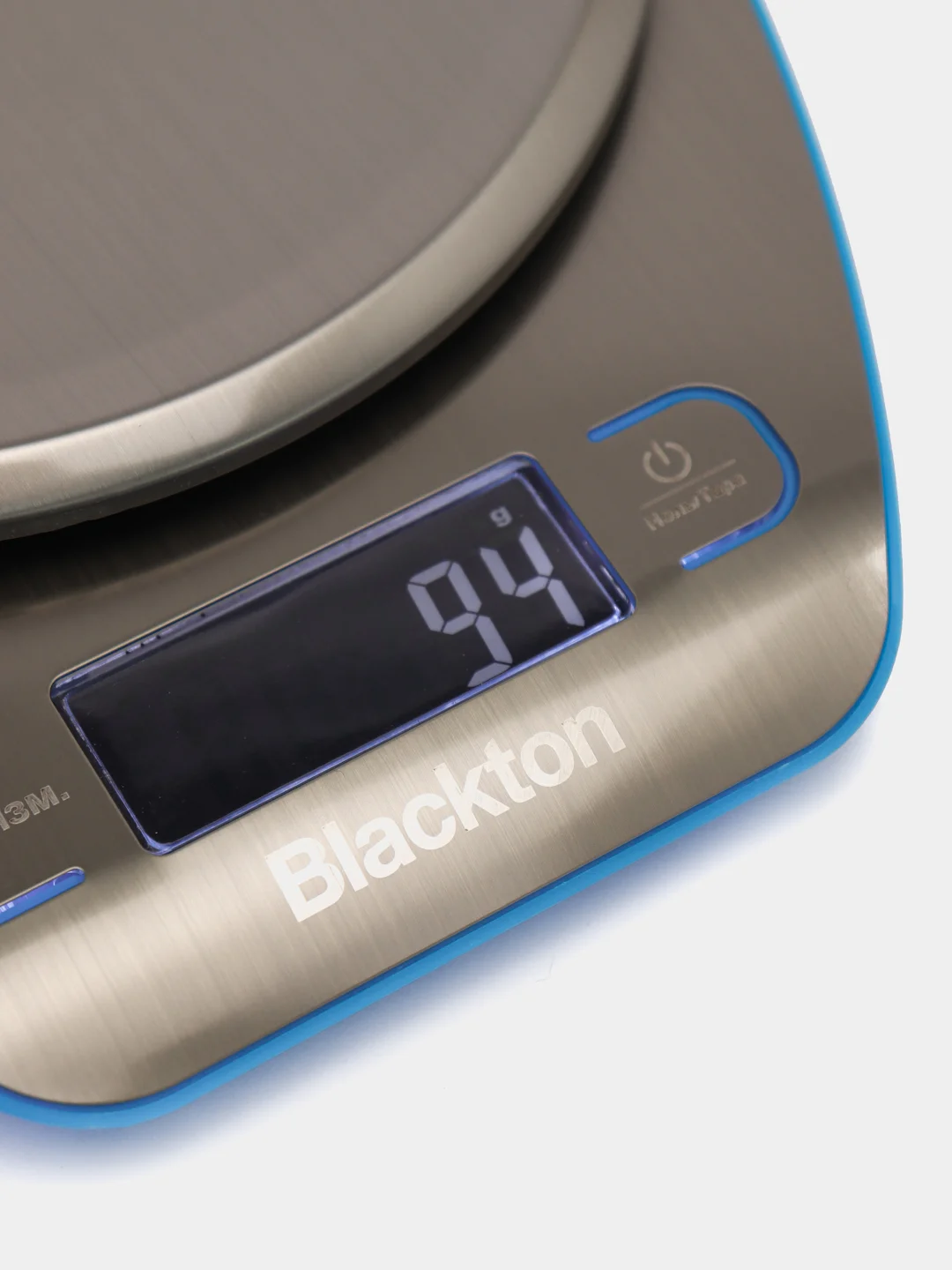 Серый металлик электронные кухонные весы Blackton Bt KS1005, цифровые с LCD-дисплеем