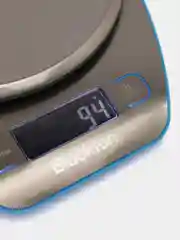 Серый металлик электронные кухонные весы Blackton Bt KS1005, цифровые с LCD-дисплеем