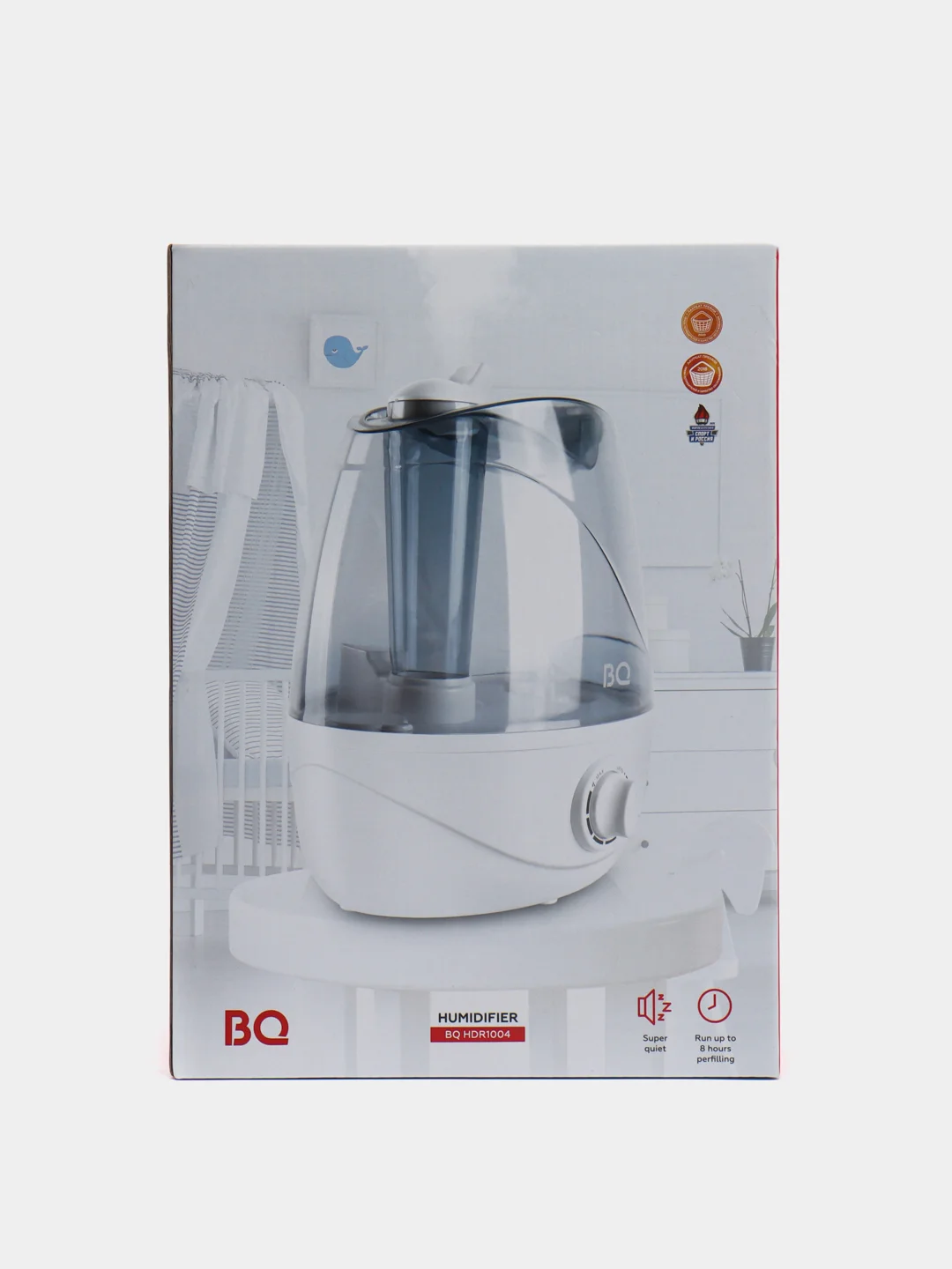 Увлажнитель воздуха BQ HDR1004, ультразвуковой, 3 режима, 2,3 л
