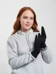 Черный перчатки сенсорные, теплые