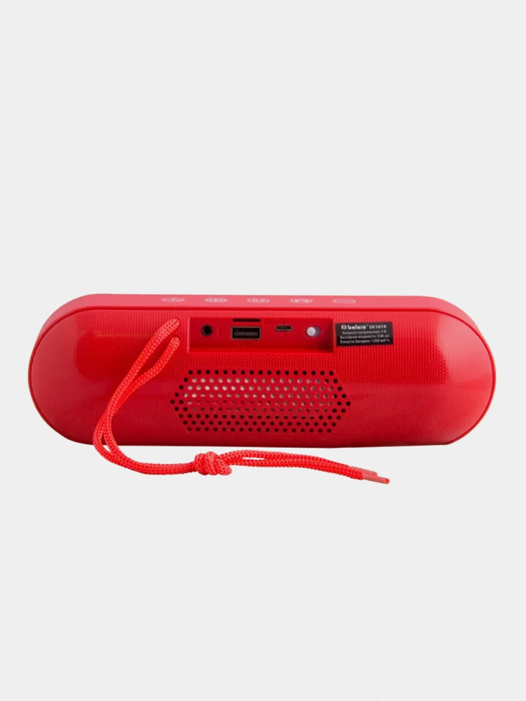 Портативная колонка Magic Acoustic, Bluetooth 5.0, FM, Aux, microSD, 2х5 Вт, красный