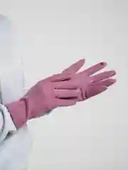Сиреневый перчатки сенсорные, теплые