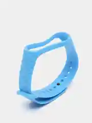 Синий ремешок силиконовый для Xiaomi Mi Band 3, Mi Band 4 (Ми Банд 3, 4), рифленый