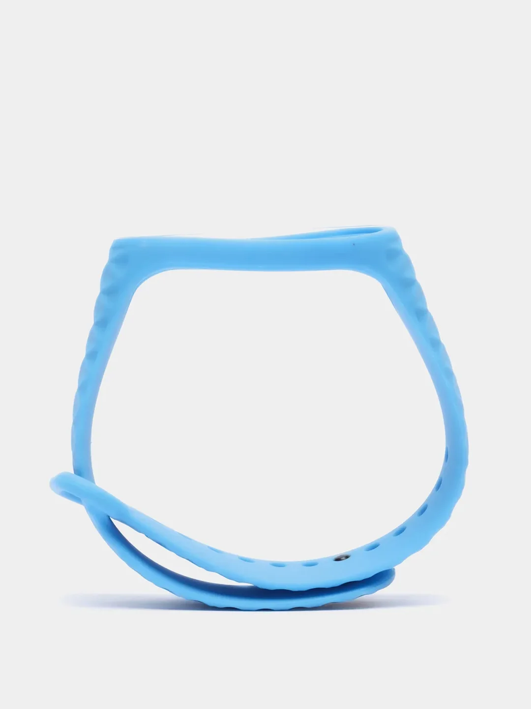 Синий ремешок силиконовый для Xiaomi Mi Band 3, Mi Band 4 (Ми Банд 3, 4), рифленый
