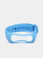 Синий ремешок силиконовый для Xiaomi Mi Band 3, Mi Band 4 (Ми Банд 3, 4), рифленый