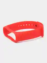 Красный ремешок силиконовый для Xiaomi Mi Band 3, Mi Band 4 (Ми Банд 3, 4), рифленый