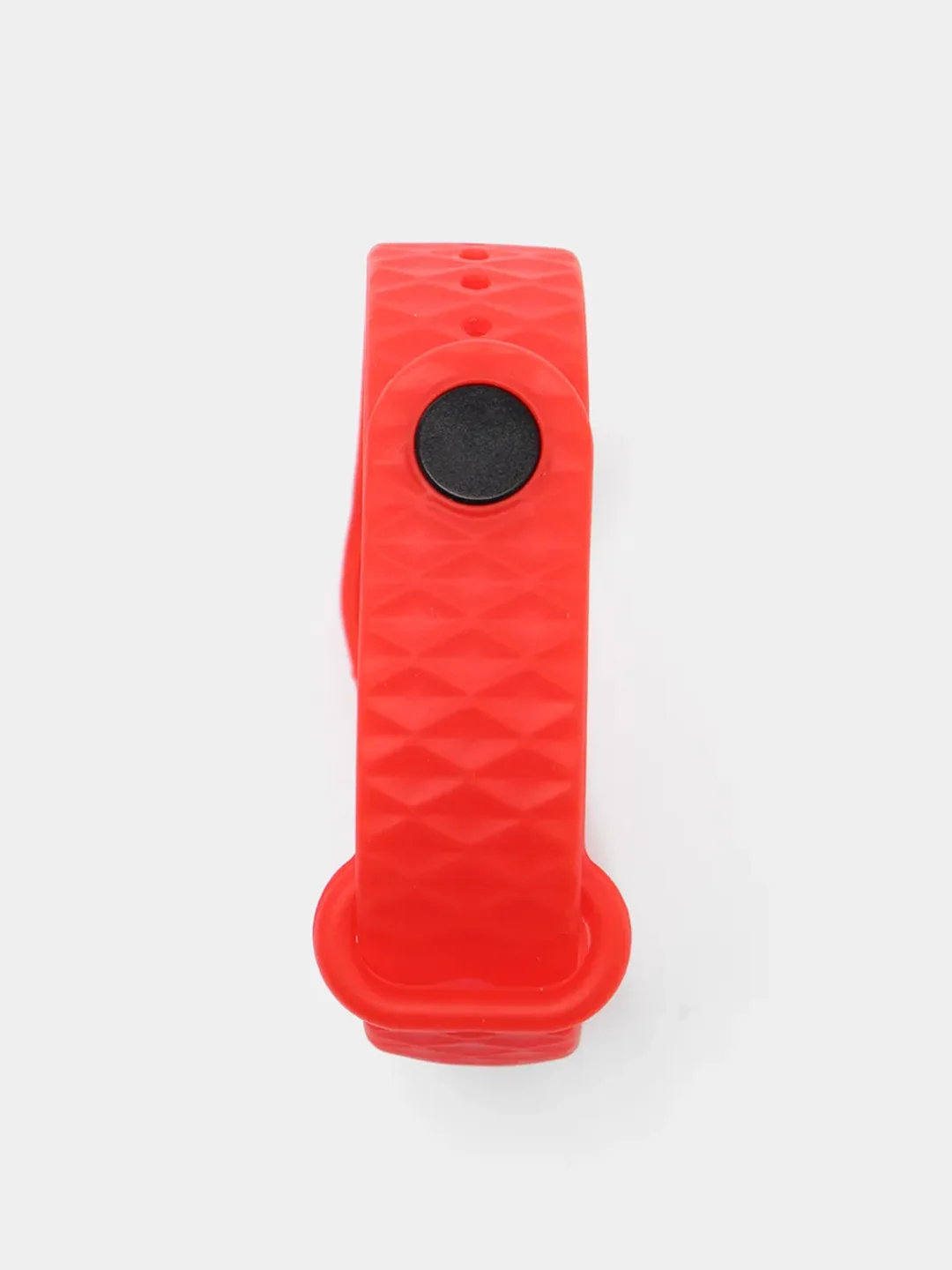 Красный ремешок силиконовый для Xiaomi Mi Band 3, Mi Band 4 (Ми Банд 3, 4), рифленый