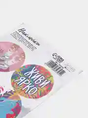 Наклейки для бизнеса "Счастье", металлическая пленка, 9 х 16 см