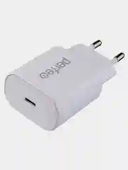 Сетевое зарядное устройство Perfeo с разъемом Type-C, 18 W, 2 цвета