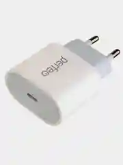 Сетевое зарядное устройство Perfeo, с разъемом Type-C, 20W, белый, I4635