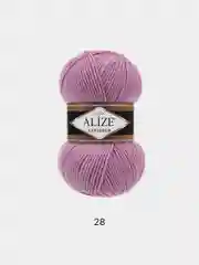 Розовый пряжа Alize Lanagold 51% Акрил 49% Шерсть 100г 240м (часть 2)