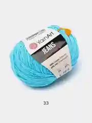 Бежевый пряжа YarnArt Jeans 55% Хлопок 45% Акрил 50г 160м ( Часть 2) Ярн Арт Джинс