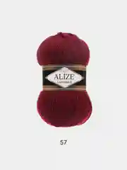 Лесной зеленый пряжа Alize Lanagold 51% Акрил 49% Шерсть 100г 240м (часть 1)