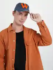Морской джинсовая бейсболка "W"