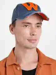 Морской джинсовая бейсболка "W"
