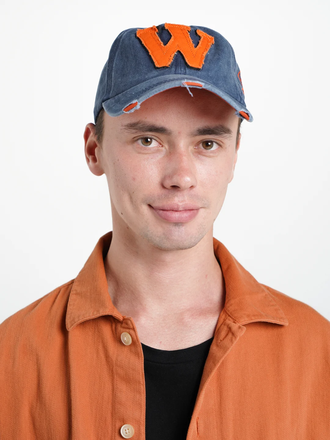 Морской джинсовая бейсболка "W"
