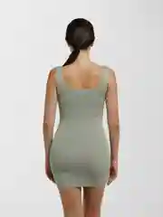 Оливковый платье женское
