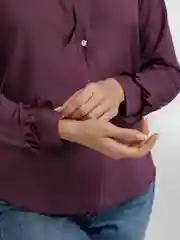 Фиолетовый блузка женская, с рисунком
