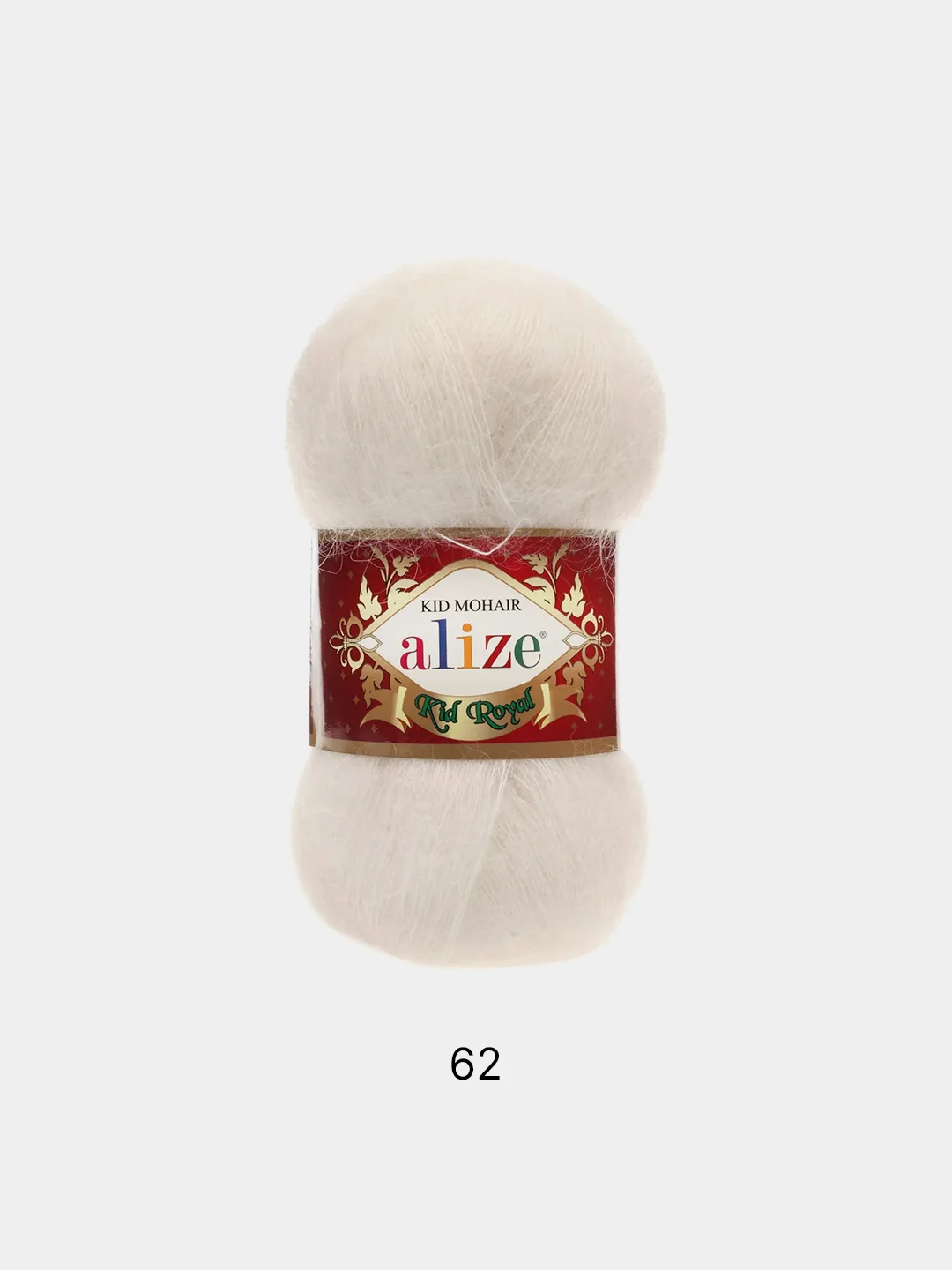 Светло-бежевый пряжа Alize Kid Mohair Kid Royal 50 62% Кид мохер 38% Полиамид 50г 500м