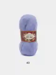 Небесно-голубой пряжа Alize Kid Mohair Kid Royal 50 62% Кид мохер 38% Полиамид 50г 500м