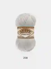 Серый меланж пряжа Alize Angora Gold 20% Шерсть 80% Акрил 100г 550м (часть 2)