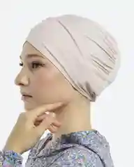 Бежевый бони / шапочка под платок / подхиджабник / чалма / платок / хиджаб / мусульманская шапочка