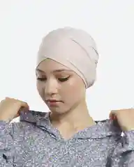 Бежевый бони / шапочка под платок / подхиджабник / чалма / платок / хиджаб / мусульманская шапочка
