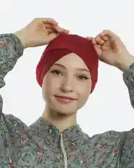 Белый бони / шапочка под платок / подхиджабник / чалма / платок / хиджаб / мусульманская шапочка