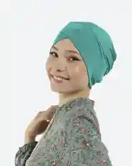 Темно-синий бони / шапочка под платок / подхиджабник / чалма / платок / хиджаб / мусульманская шапочка