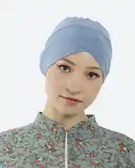 Пудровый бони / шапочка под платок / подхиджабник / чалма / платок / хиджаб / мусульманская шапочка