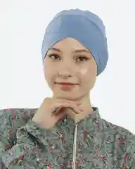 Пудровый бони / шапочка под платок / подхиджабник / чалма / платок / хиджаб / мусульманская шапочка