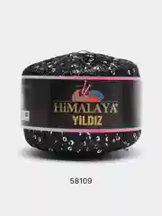 Серебряный пряжа фантазийная Himalaya Yildiz 76% Металлик 24% Пайетки 25г 393м