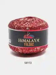 Терракотовый пряжа фантазийная Himalaya Yildiz 76% Металлик 24% Пайетки 25г 393м