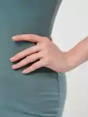 Хаки платье повседневное вечернее