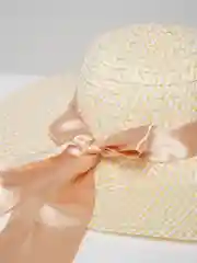 Бежевый шляпа женская летняя