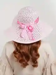 Розовый шляпа женская летняя