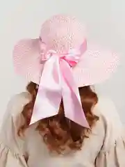 Розовый шляпа женская летняя