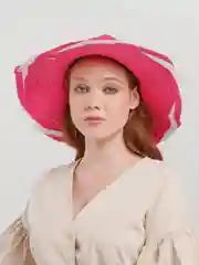 Фуксия шляпа женская