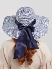 Синий шляпа женская летняя