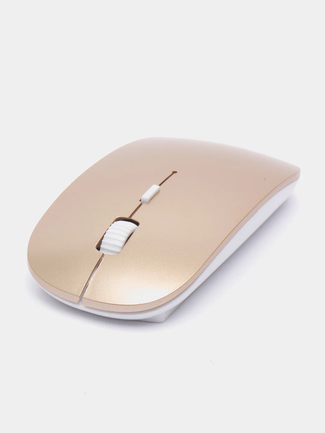 Золотой мышь компьютерная, бесшумная, беспроводная, Type-C зарядка