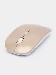 Золотой мышь компьютерная, бесшумная, беспроводная, Type-C зарядка